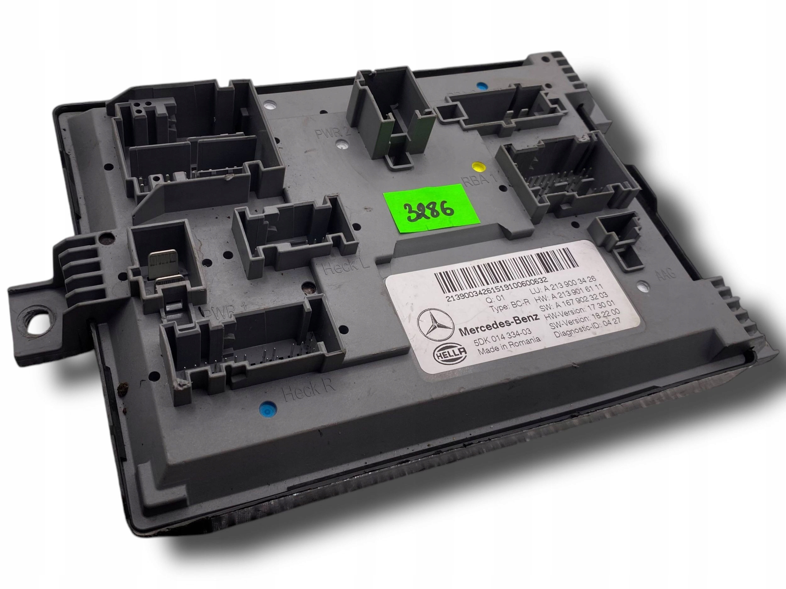 MERCEDES E KLASA W213 control unit comfort control unit 2139003426 $J