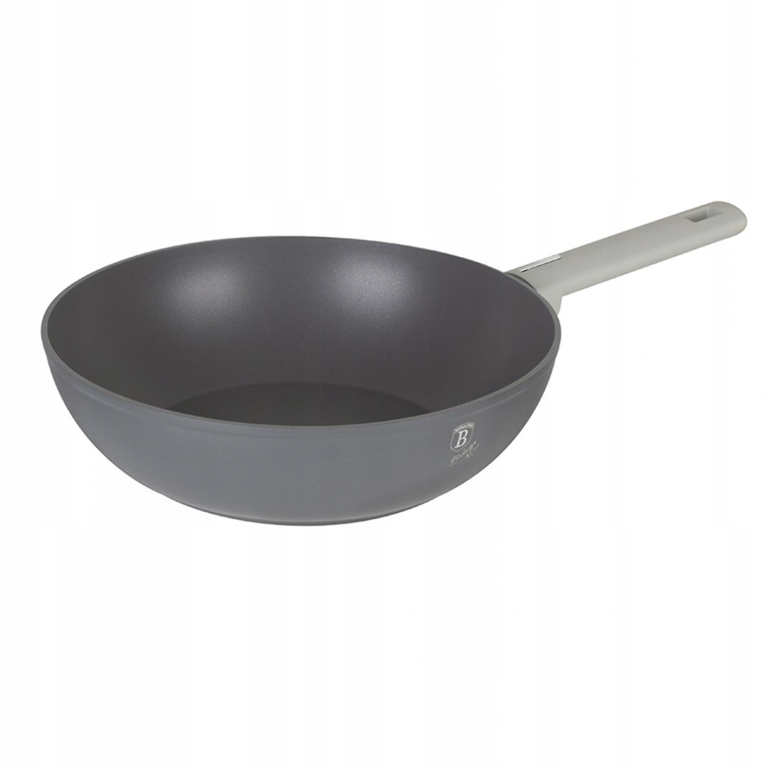 WOK TYTANOWY 28cm BERLINGER HAUS BH-7071 ASPEN - perfekcyjny do smażenia