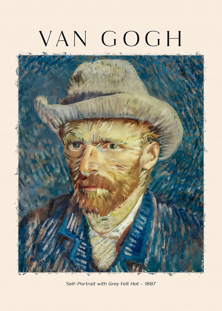 

Van Gogh Autoportret Plakat 50x70cm #316