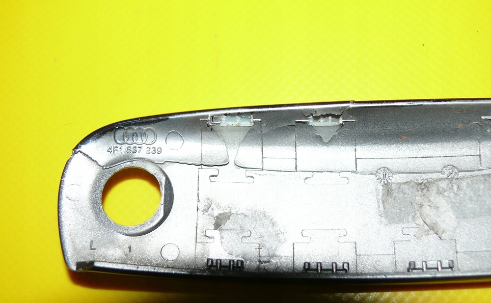 handle exterior door left front AUDI A6 C6 EU 4F1837239 4F0837207 LY7Q