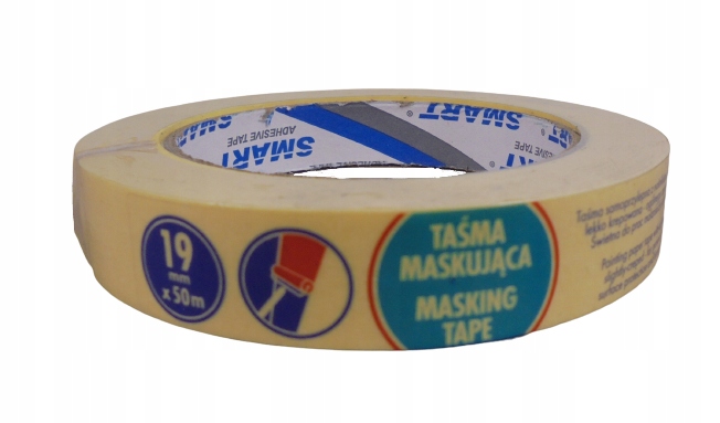 

Taśma Maskująca Malarska Żółta Smart 19mm x 50m