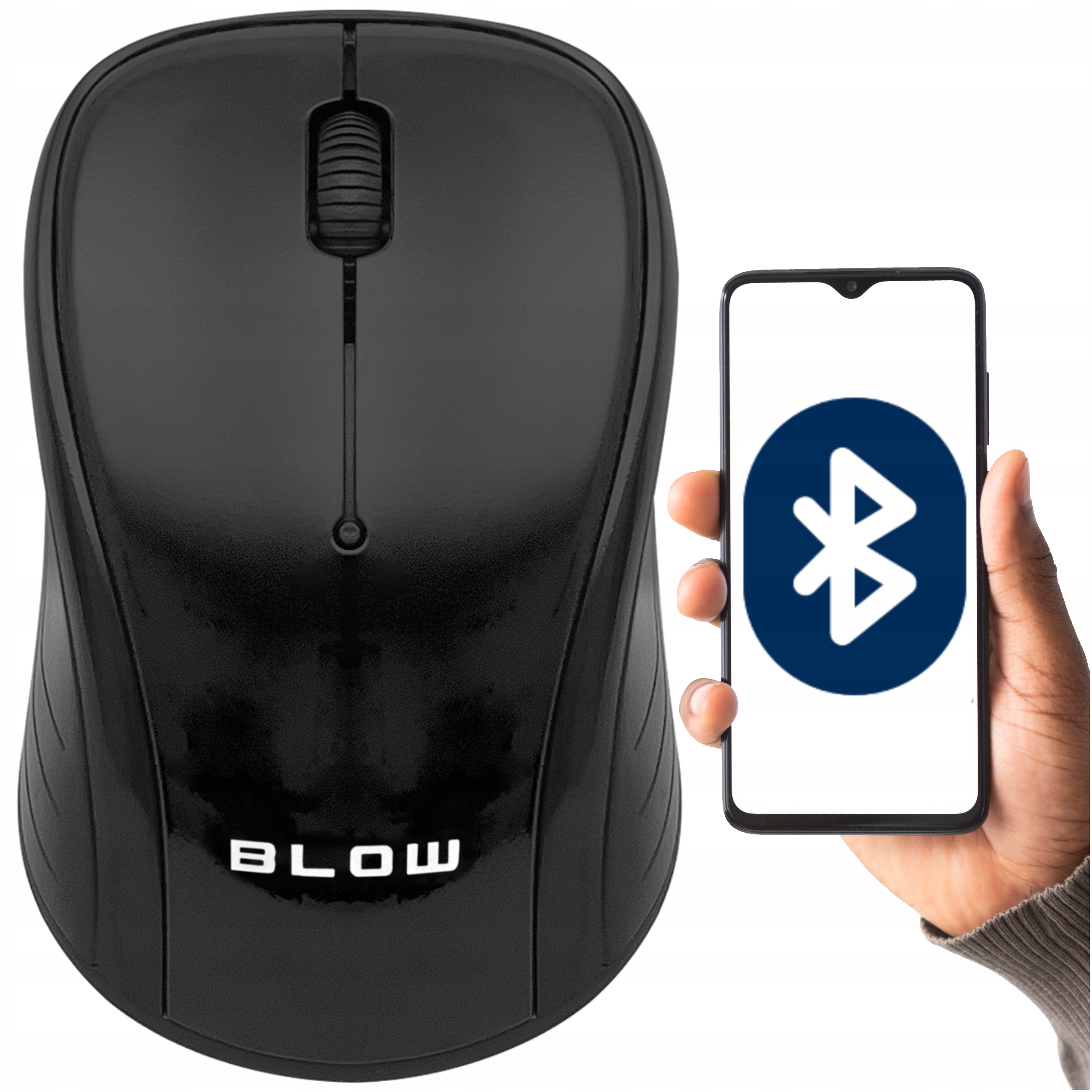 MYSZ MYSZKA BEZPRZEWODOWA BLUETOOTH TABLET ANDROID IPHONE WINDOWS CZARNA