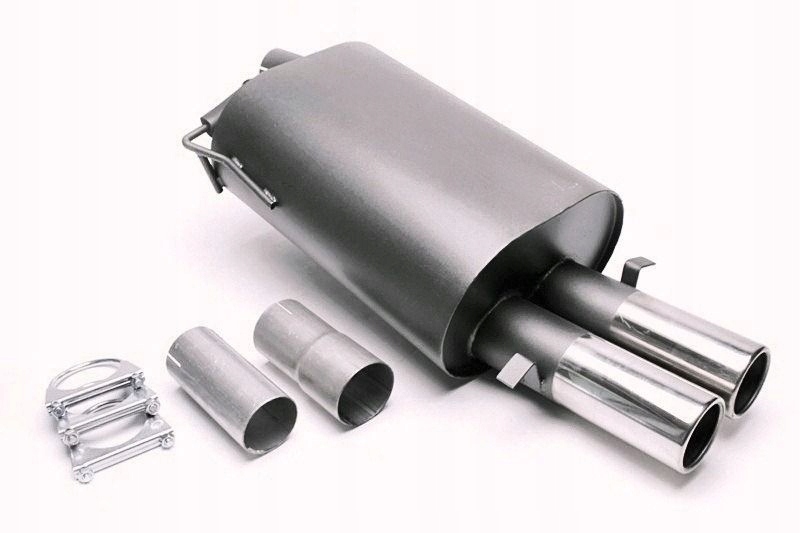 BMW E39 SPORTOWY KOŃCOWY TŁUMIK 2X76MM SILNIKI SZEŚCIOCYLINDROWE M52 M54