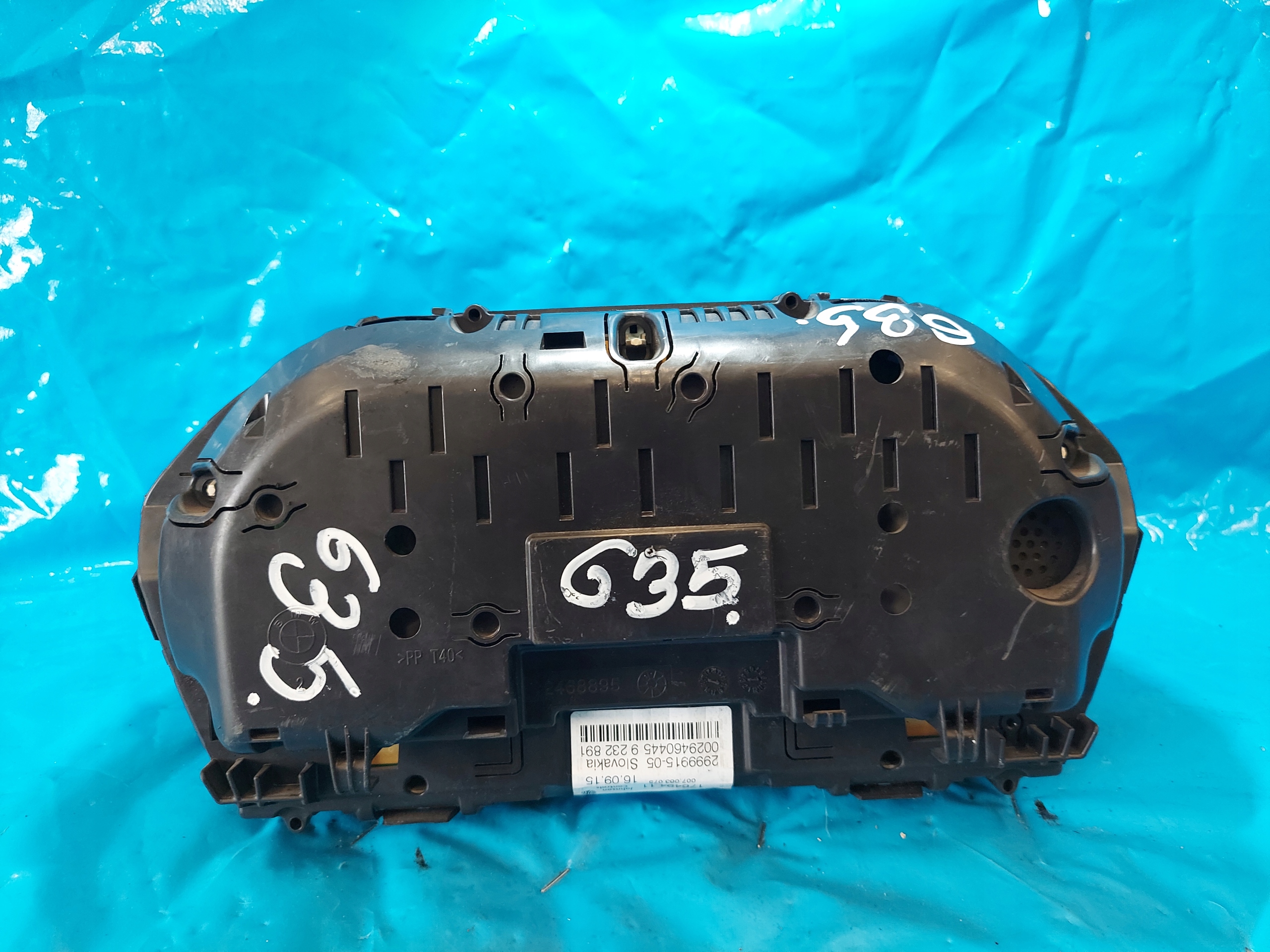 dials clock BMW F20 6210IK9382159