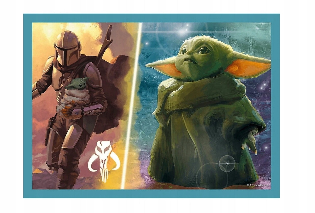 PUZZLE 4W1 STAR WARS THE MANDALORIAN 3977