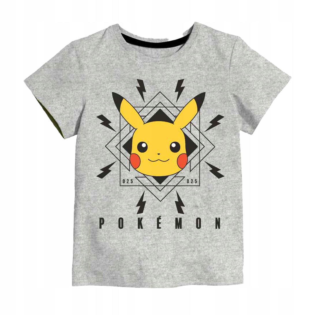 

Koszulka Pokemon Chłopięca Tshirt Pikachu Bluzka