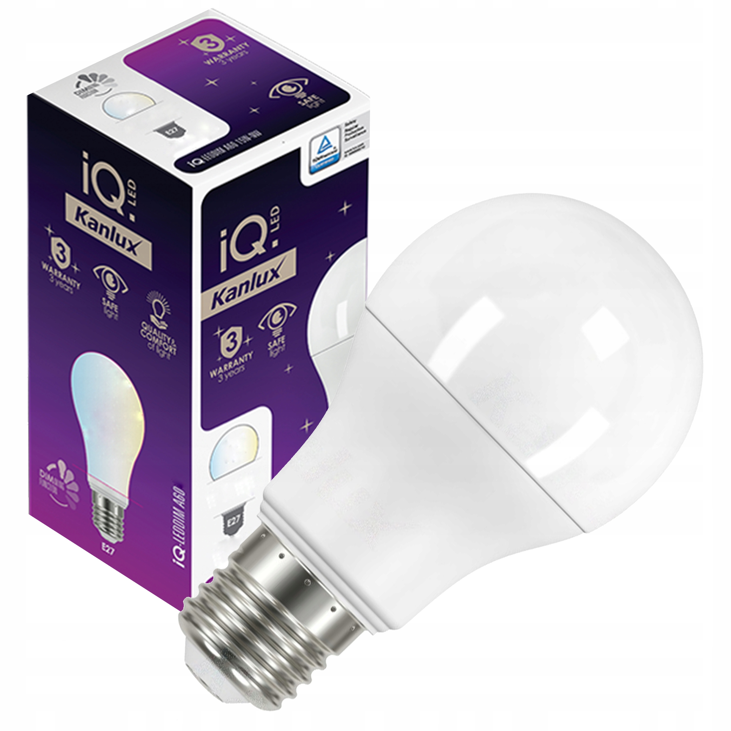 

Żarówka Iq-led E27 A67 19W 2452lm 6500K zimna biel