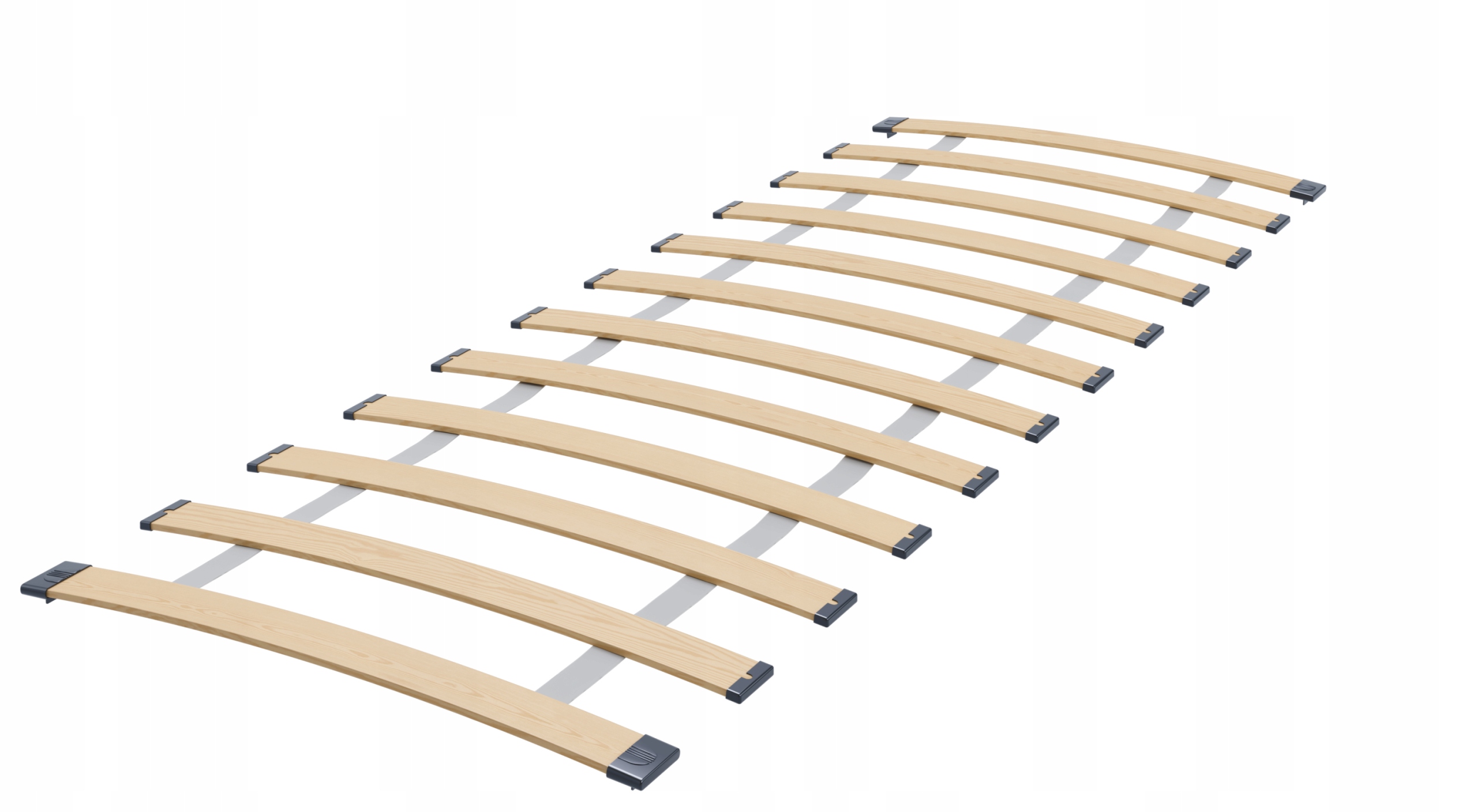 Drewniany stelaż do łóżka z 12 listew sprężynujących FLEX 160x80 cm