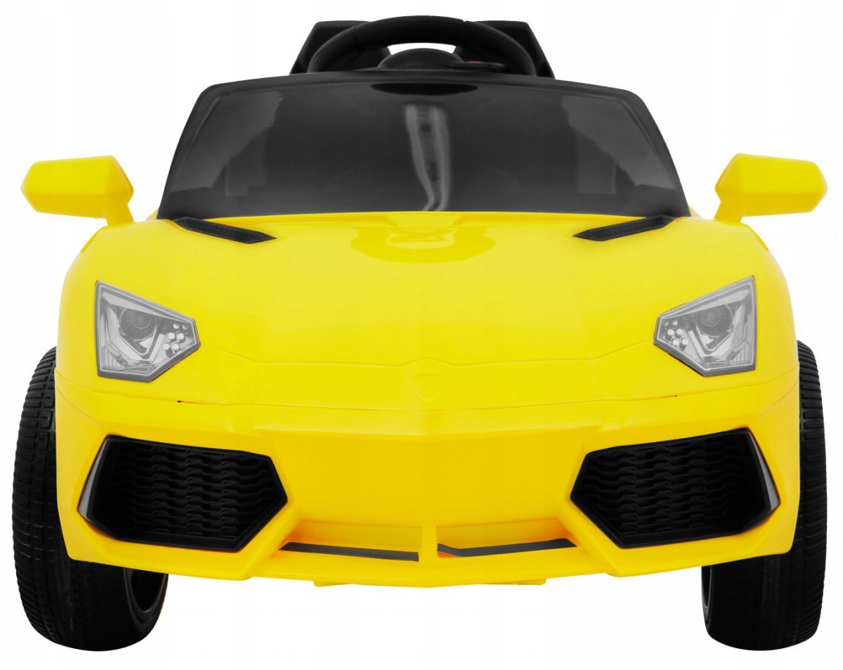 Autko Future na akumulator dla dzieci Żółty Pilot Wolny Start MP3 Usb