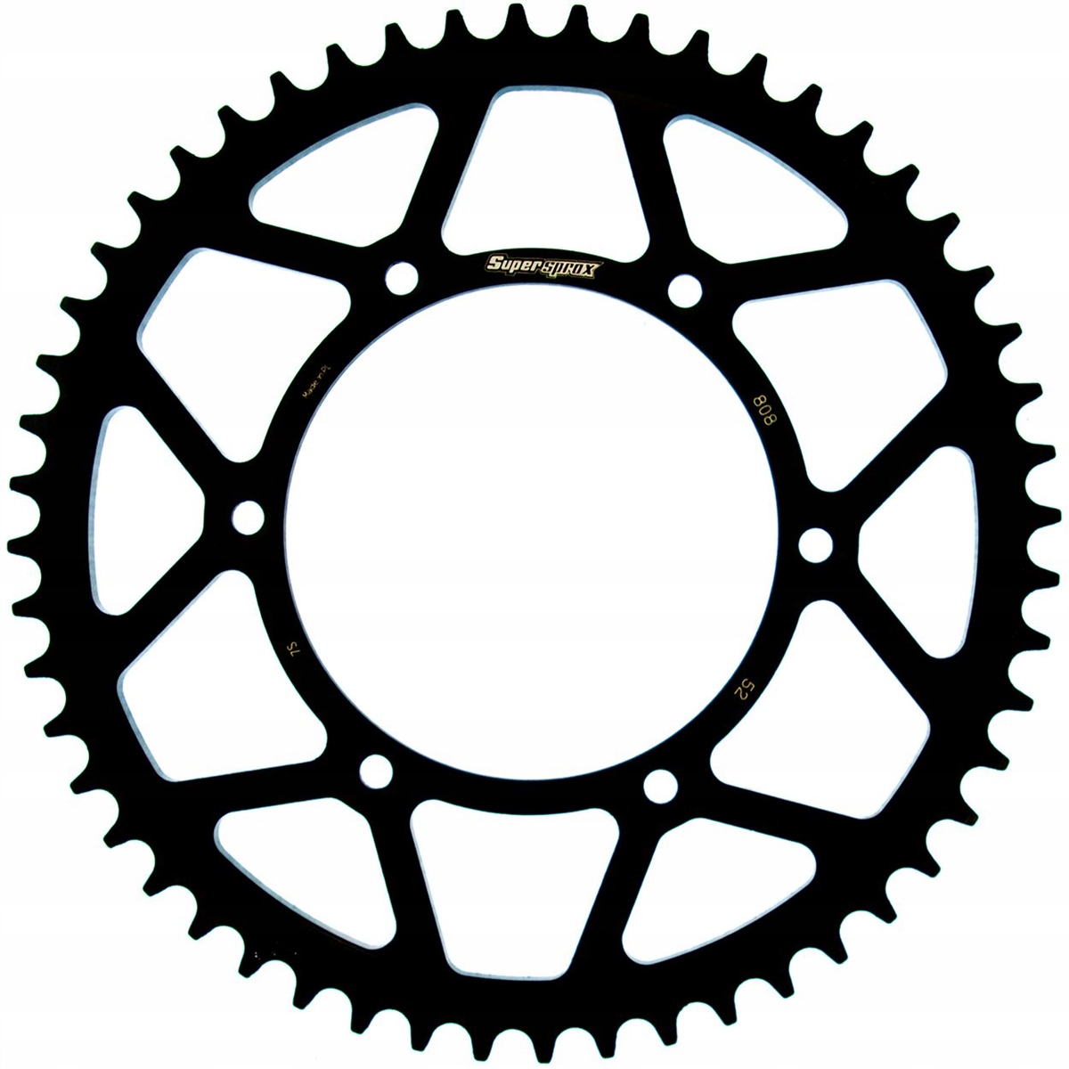 RFE-808:52-BLK - Звездочка SUPERSPROX 52 SUZUKI RM 125 RM-с 250 450