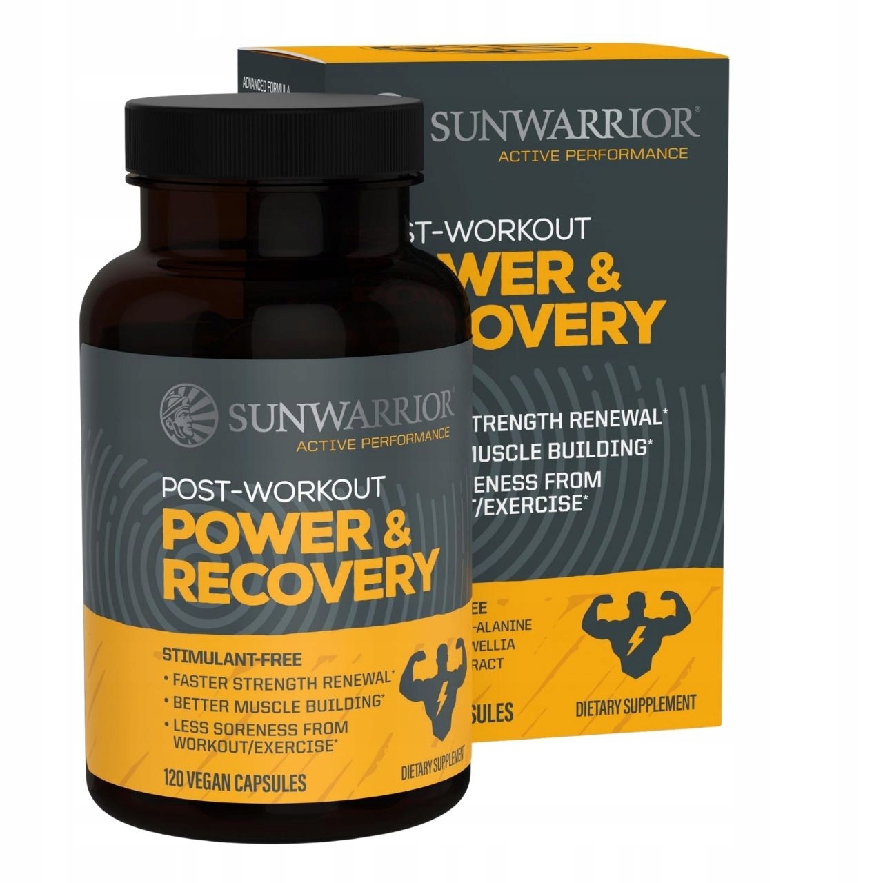Bcaa Sunwarrior Active Power Recovery Leucin Aminokyseliny 120 kapslí