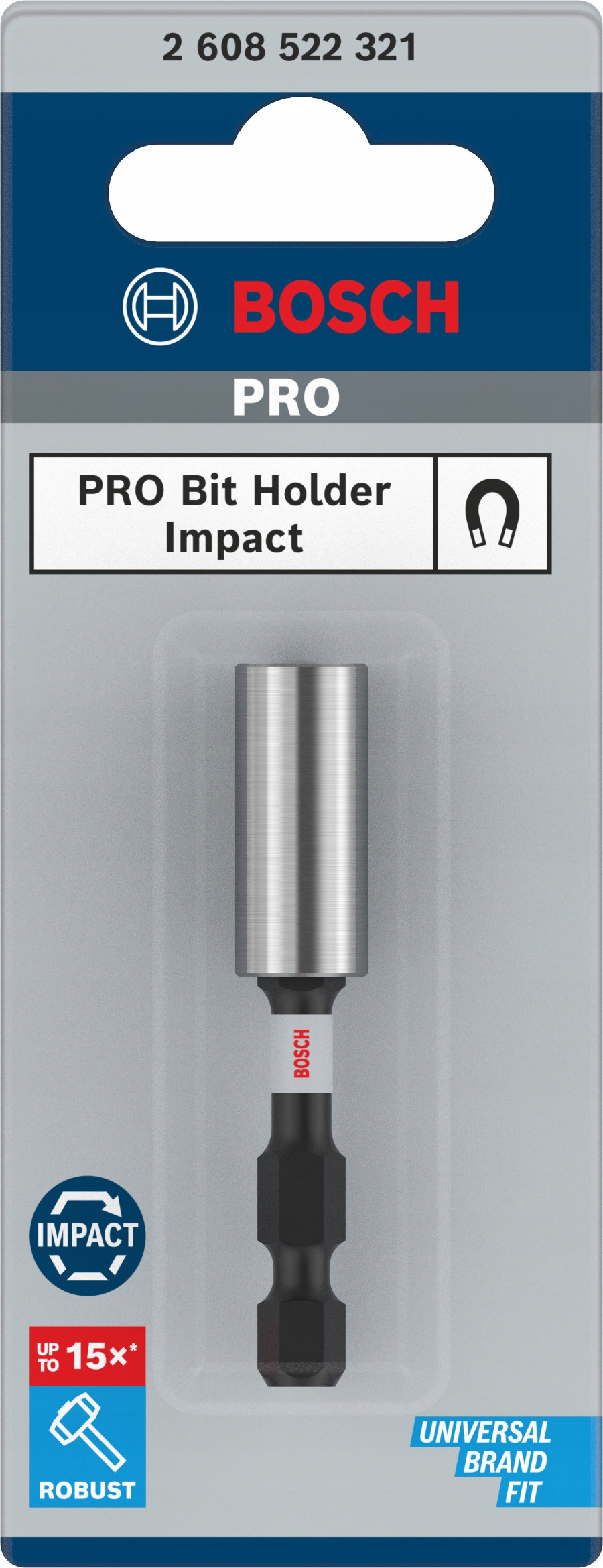 Bosch Uchwyt Do Końcówek Wkręcających Standard Impact Control 1 szt Długość bitu 60mm