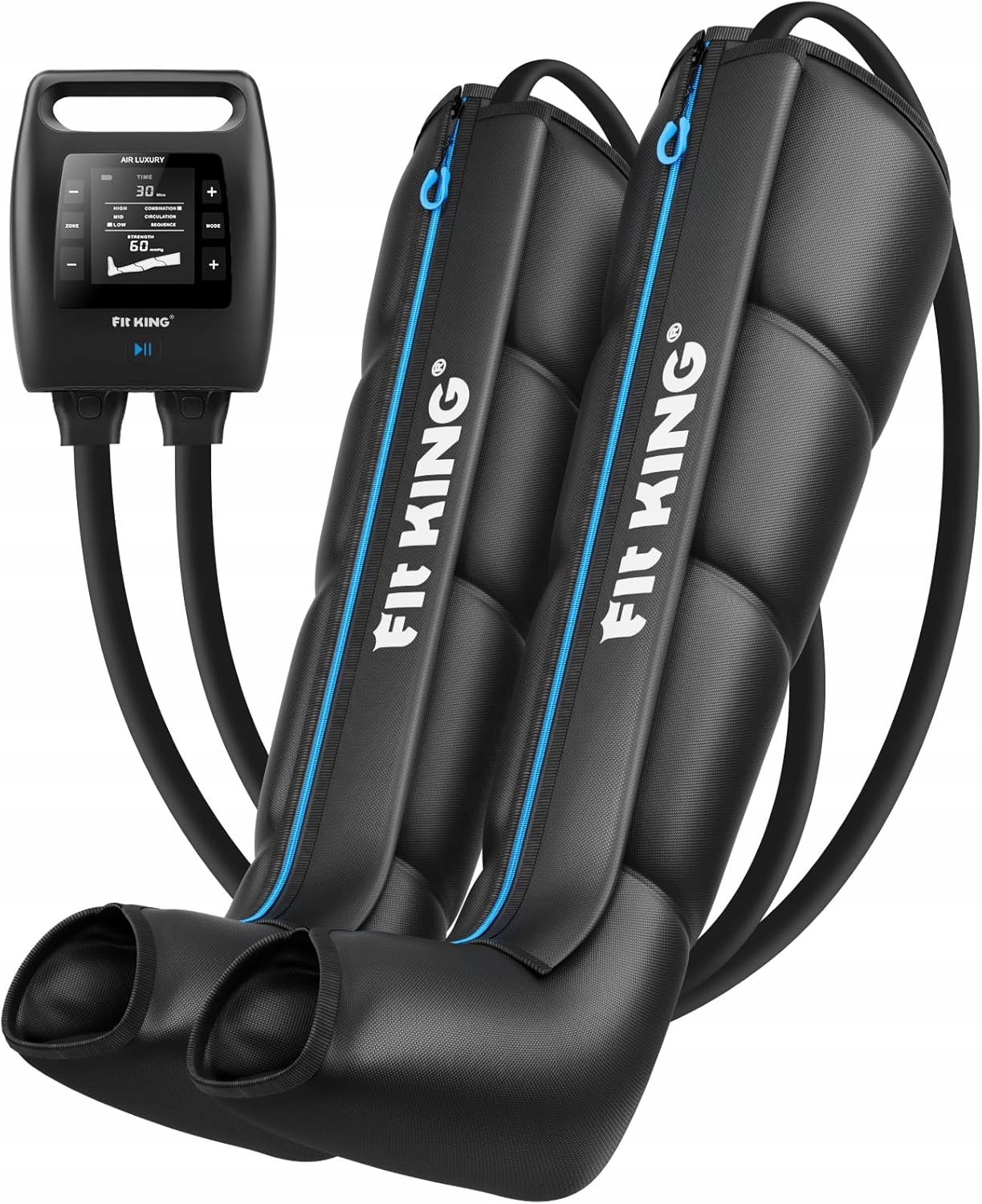 Fit King FT-109A-L zestaw kompresyjny do nóg, masażer na ból, opuchliznę L