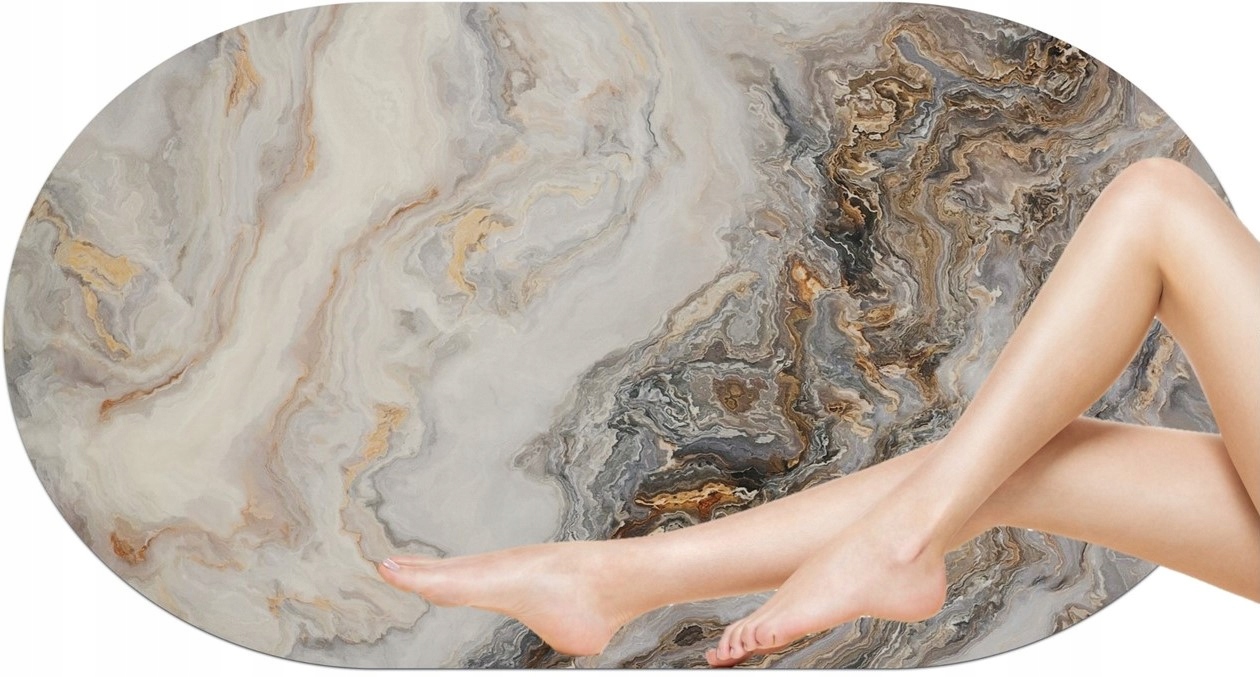 MATA ŁAZIENKOWA SZYBKOSCHNĄCA CHŁONNA DYWANIK ANTYPOŚLIZGOWY 45X75 Materiał wykonania kauczuk