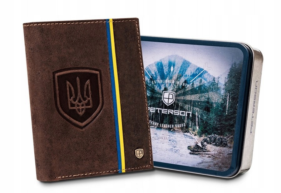 Kožená pánská peněženka bez zapínání s Rfi systémem