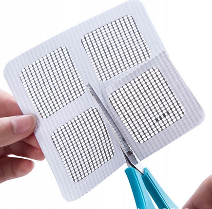 WYTRZYMAŁA TAŚMA naprawcza SAMOPRZYLEPNA DO NAPRAWY MOSKITIERY kwadrat 2szt Marka bez marki