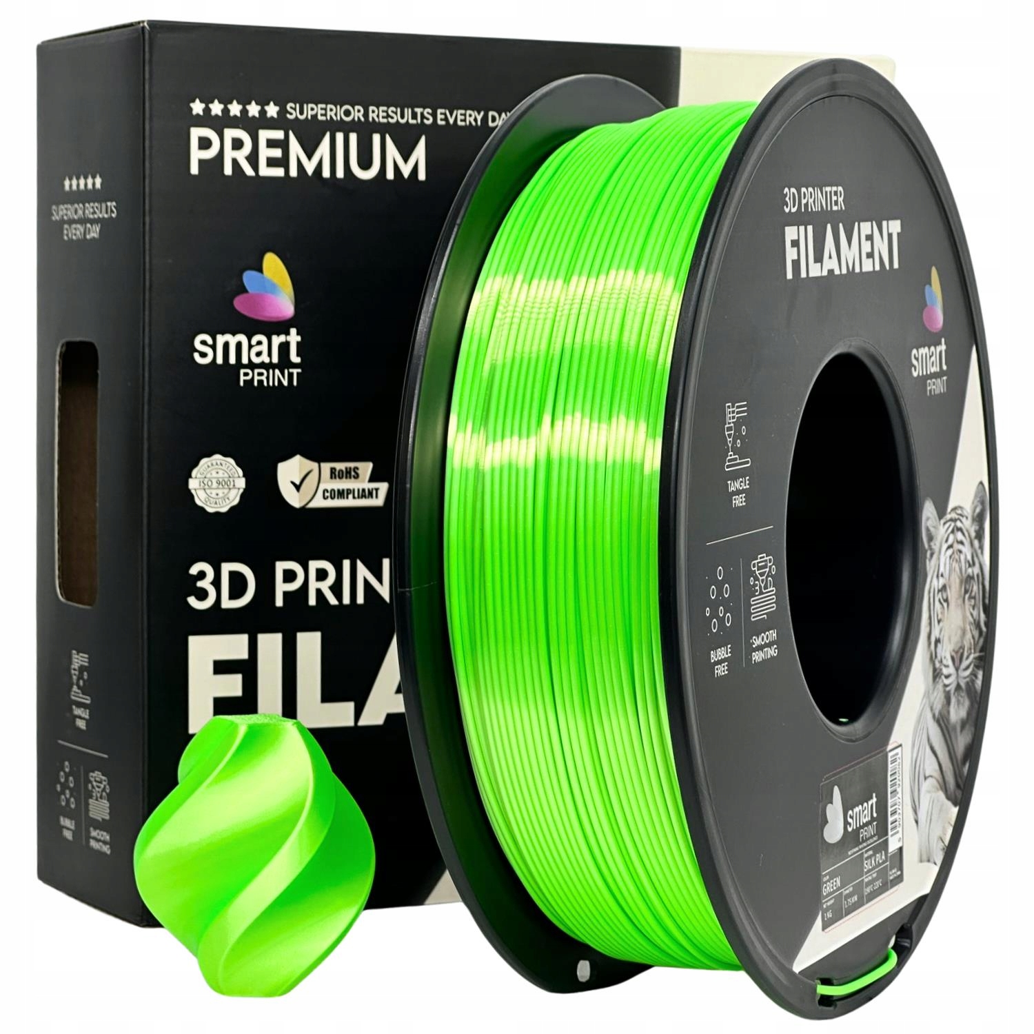Silk Pla green Smart Print
