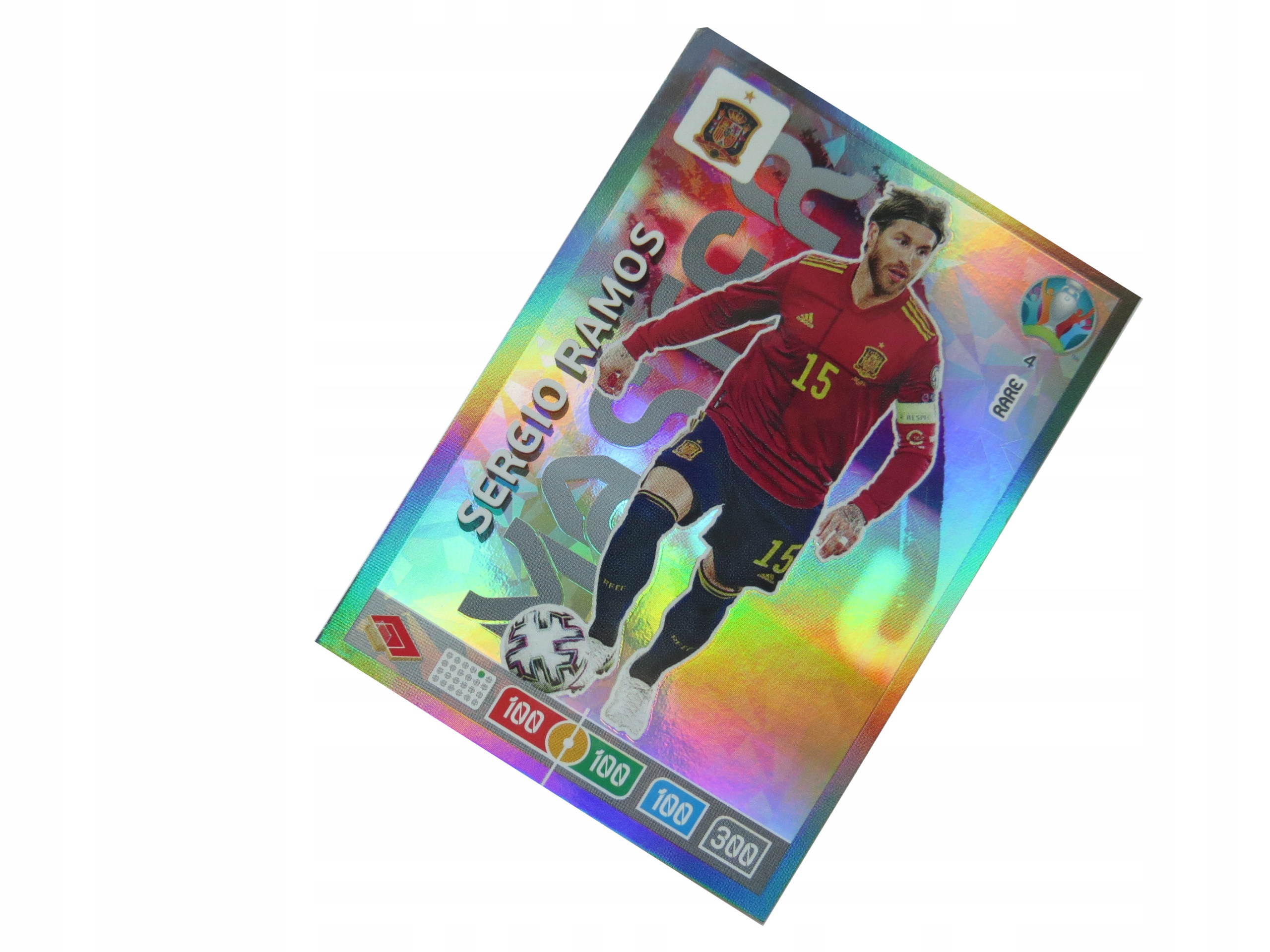 Panini Uefa Euro 2020 Karty Piłkarskie Rare Master Sergio Ramos 4 Hiszpania