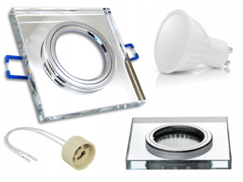 

Oprawka Lampka Sufitowa Halogen Led +Żarówka 1,5W