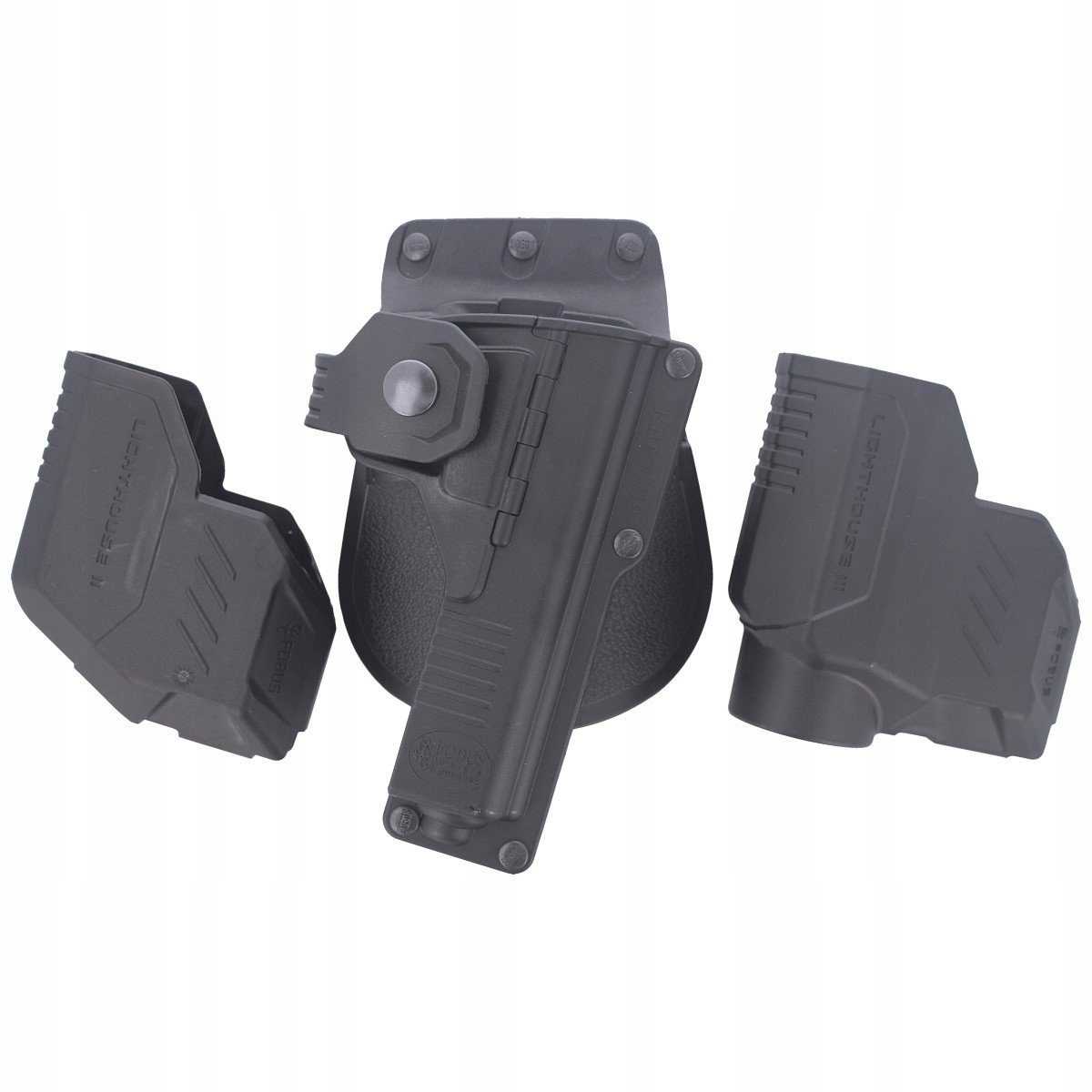 Kabura, osłony na latarkę, laser Fobus S&m, Iwi, (RBT19 Rt Bundle)
