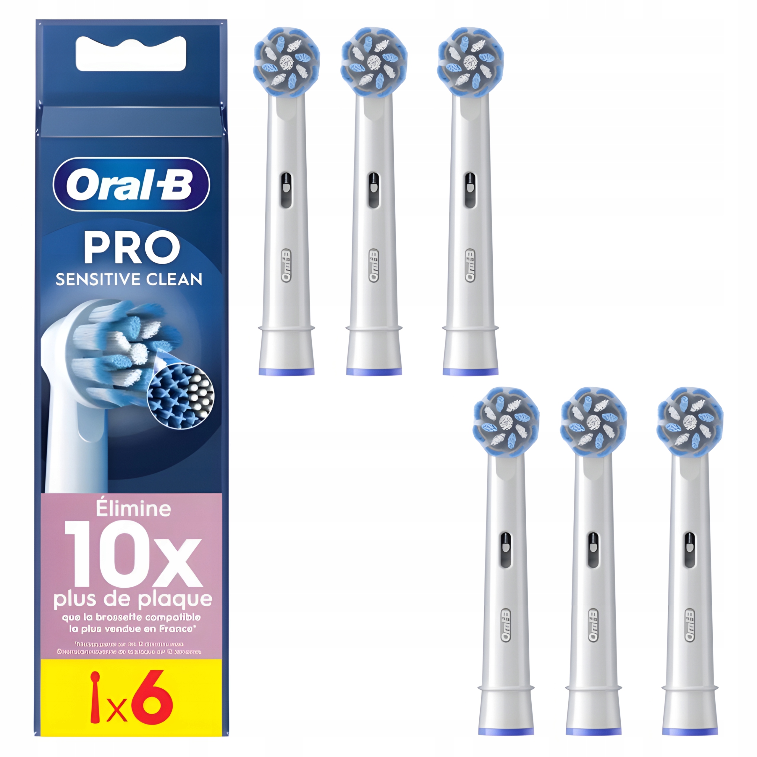 Oryginalne Końcówki do Szczoteczek Oral-B Sensitive Ultra Thin Eb60 6szt.