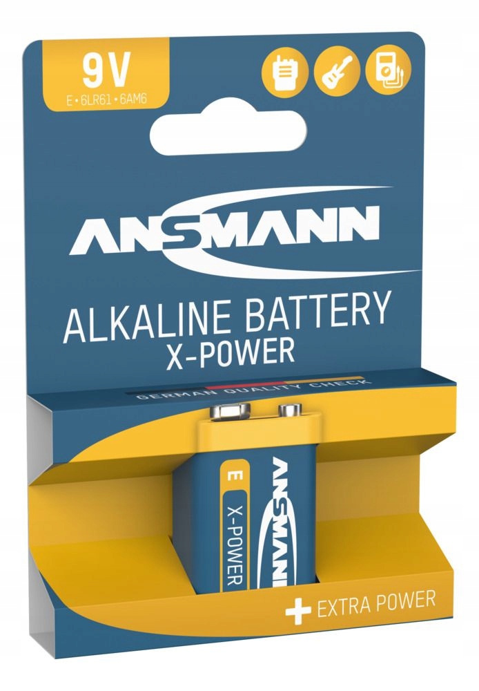 Bateria alkaliczna Ansmann XPower E 6LR61 9V