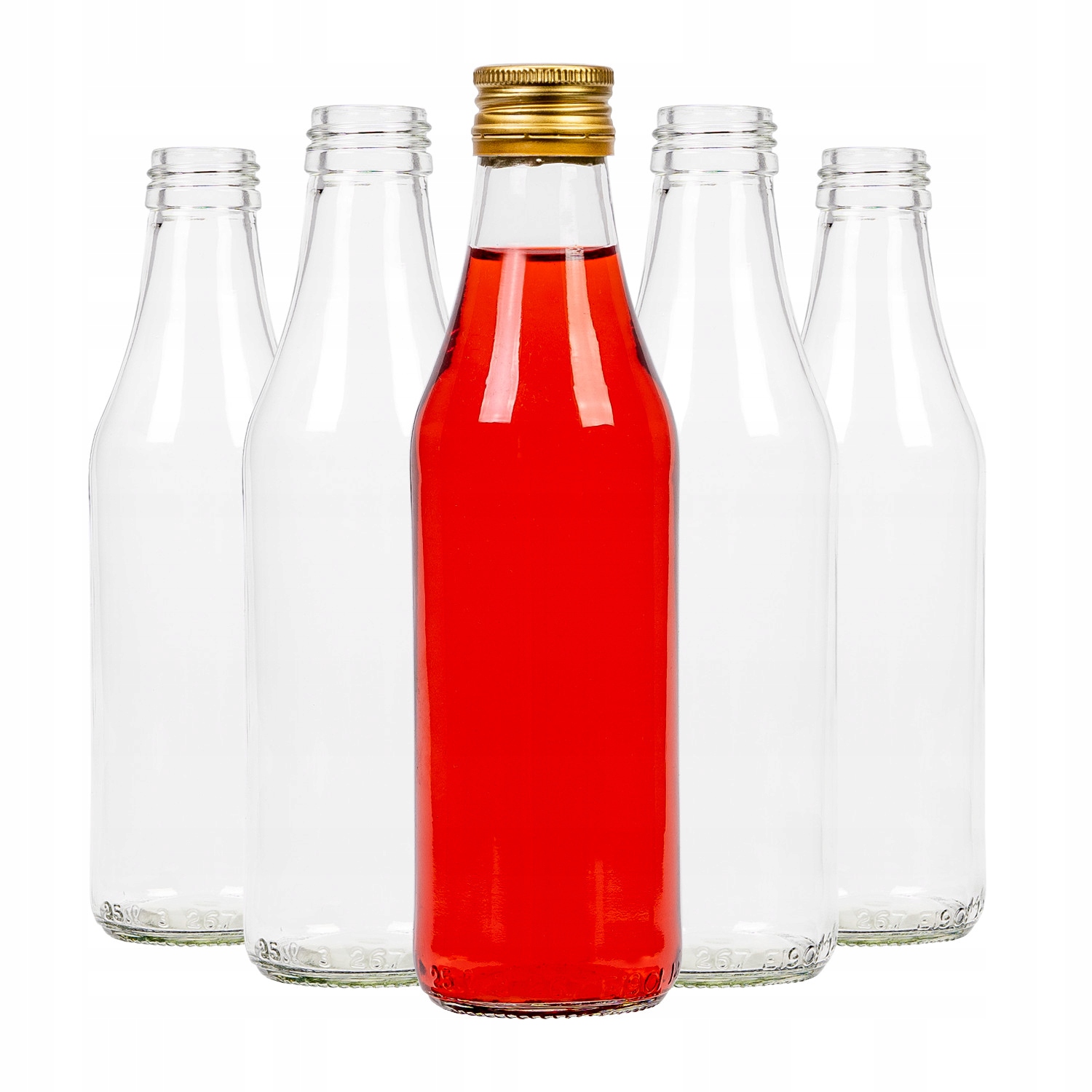 

50X Butelka Sok 250ML Na Sok Soki Nalewki+zakrętki