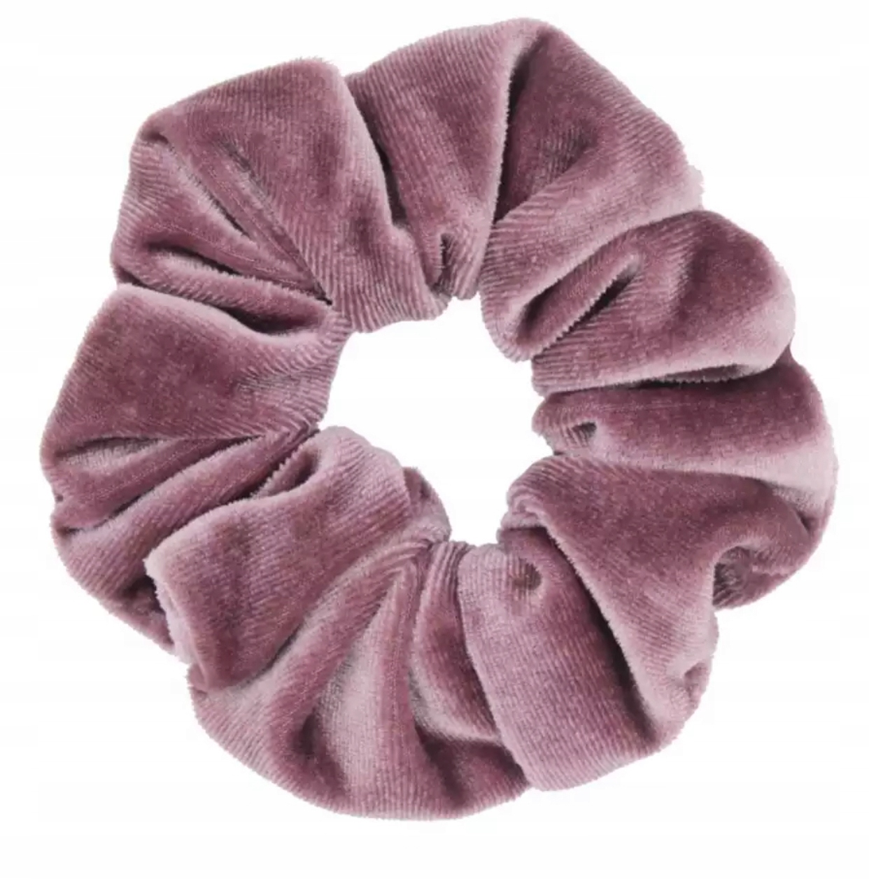 

Gumka do włosów frotka aksamitka fioletowa welur