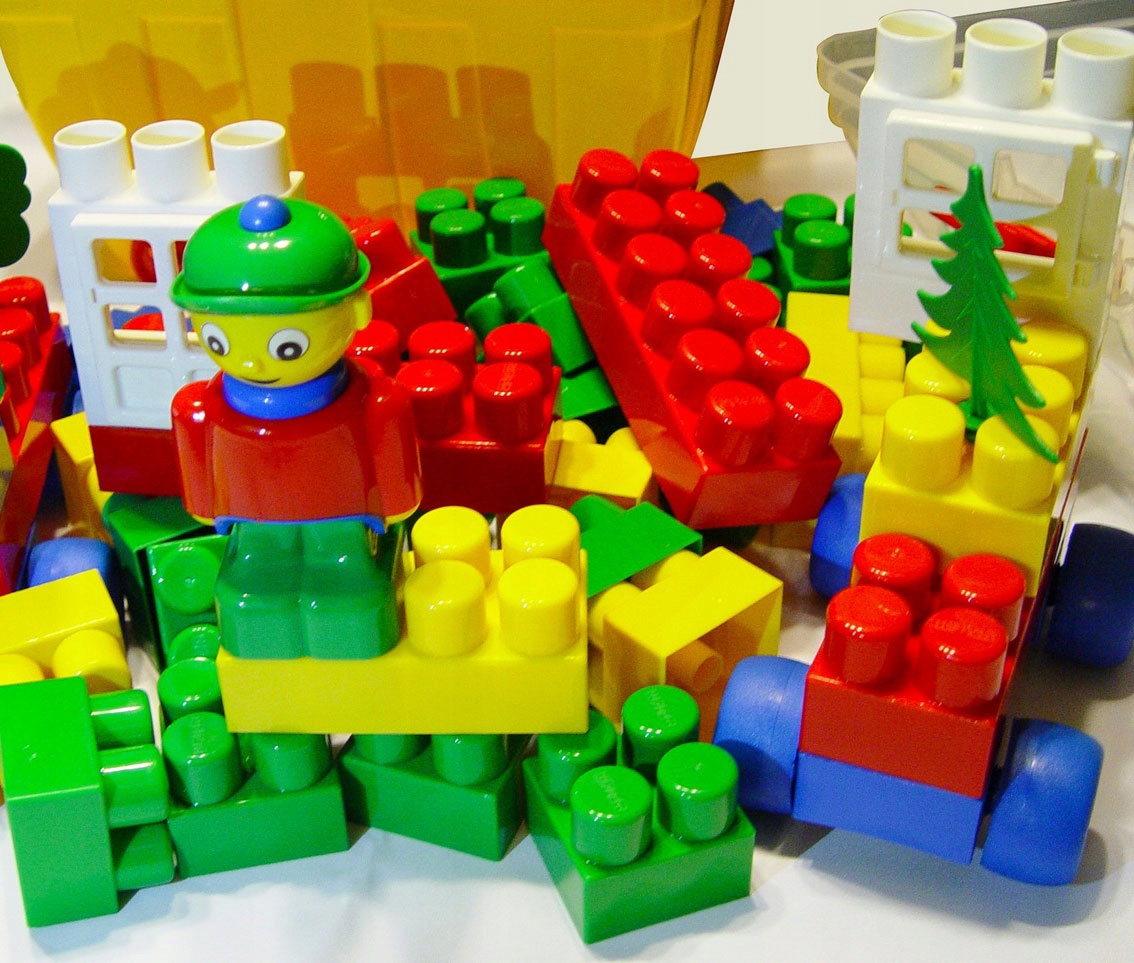 Hemar duży kuferek z klockami K3, cegły junior Marka Hemar