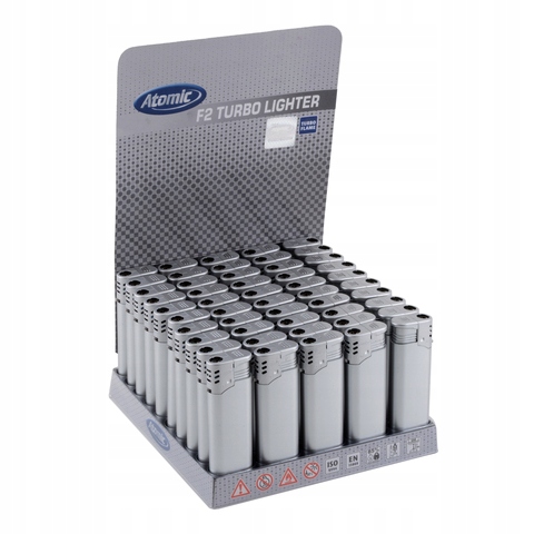 

50 x Zapalniczka żarowa Atomic srebrna