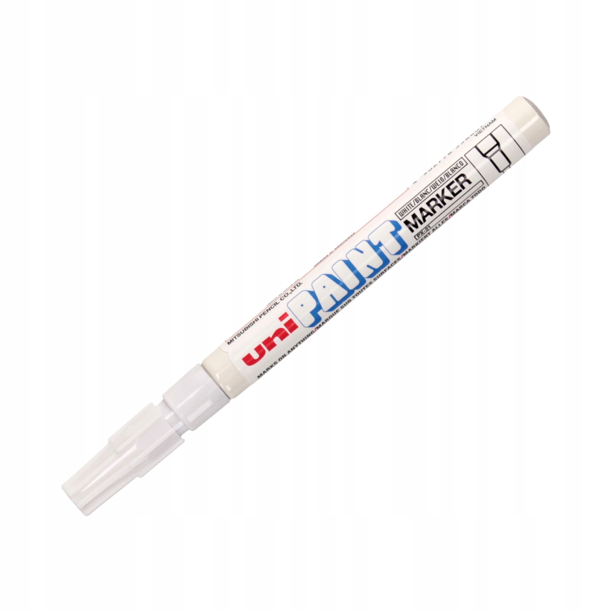 

Marker olejowy 0.8-1.2mm biały okrągły Uni PX21