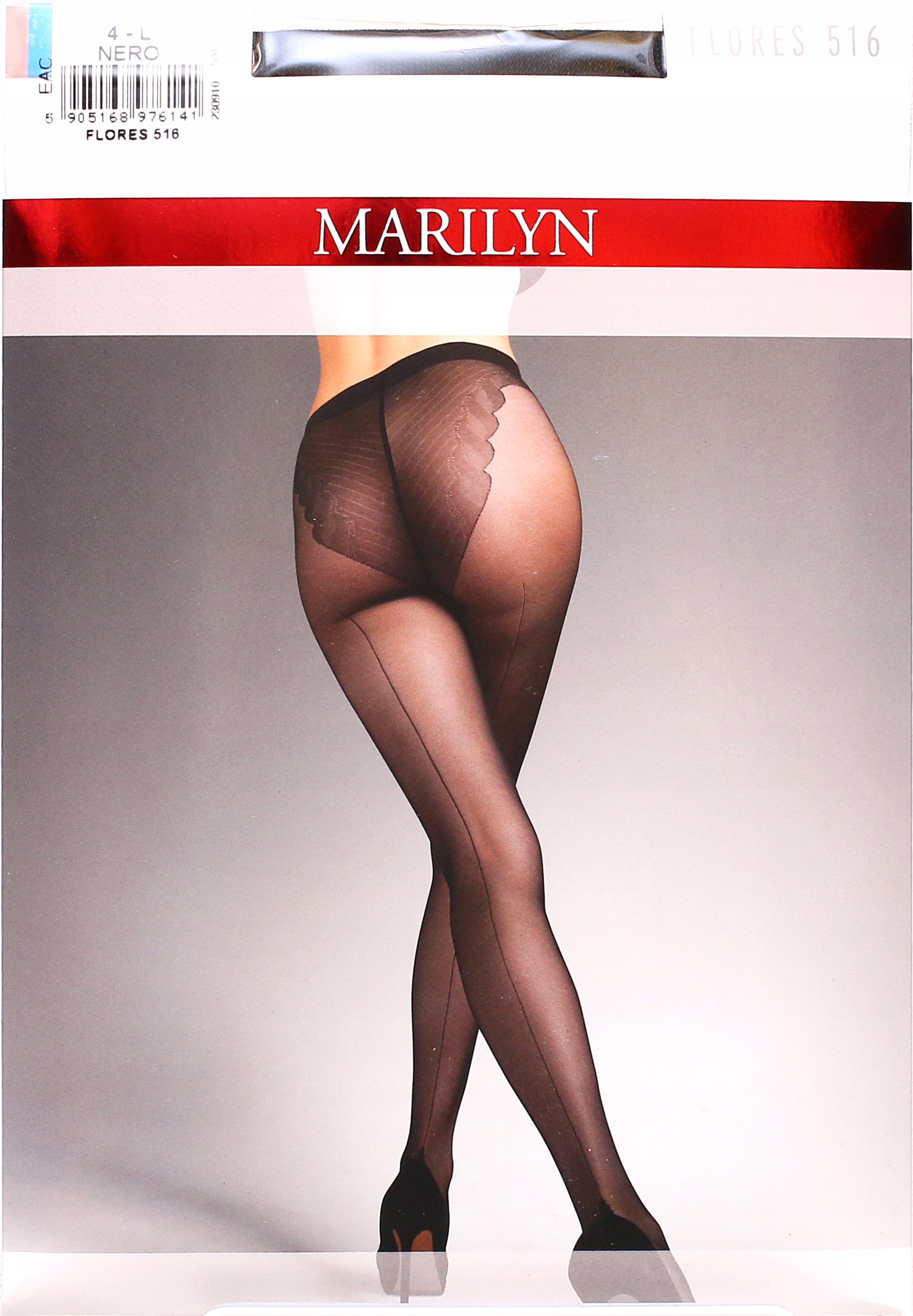 

Marilyn Flores 516 R4 rajstopy nero szew