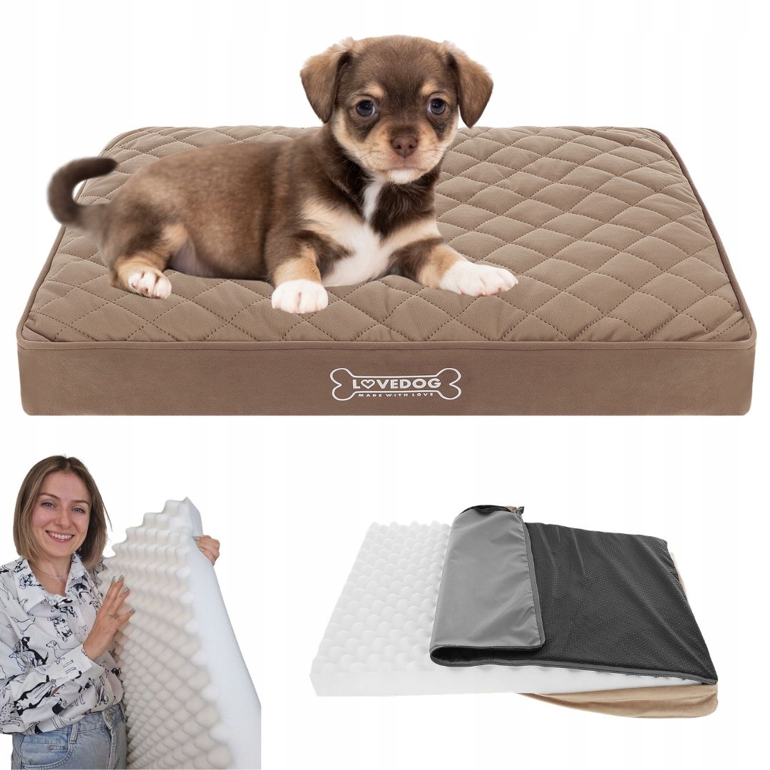 Legowisko Ortopedyczne Materac dla psa Pik M 70x55 Miękkie Posłanie Łóżko