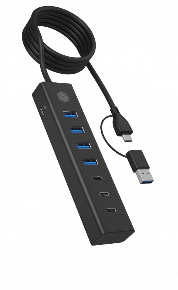 Hub USB IcyBox IB-HUB1737-C3 7 portów