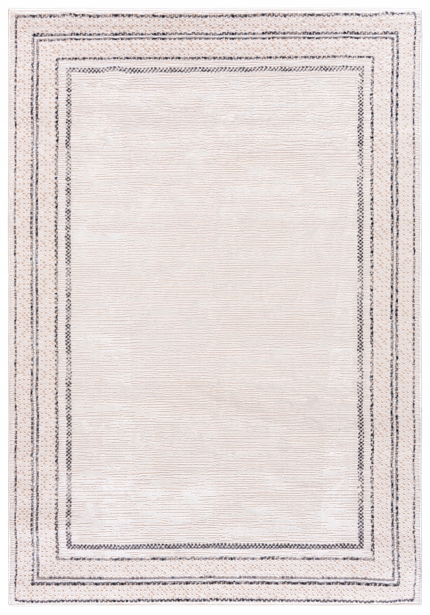 Koberec Hera 140x200 Štýlový Moderný Módny Lesklý krém béžový w09