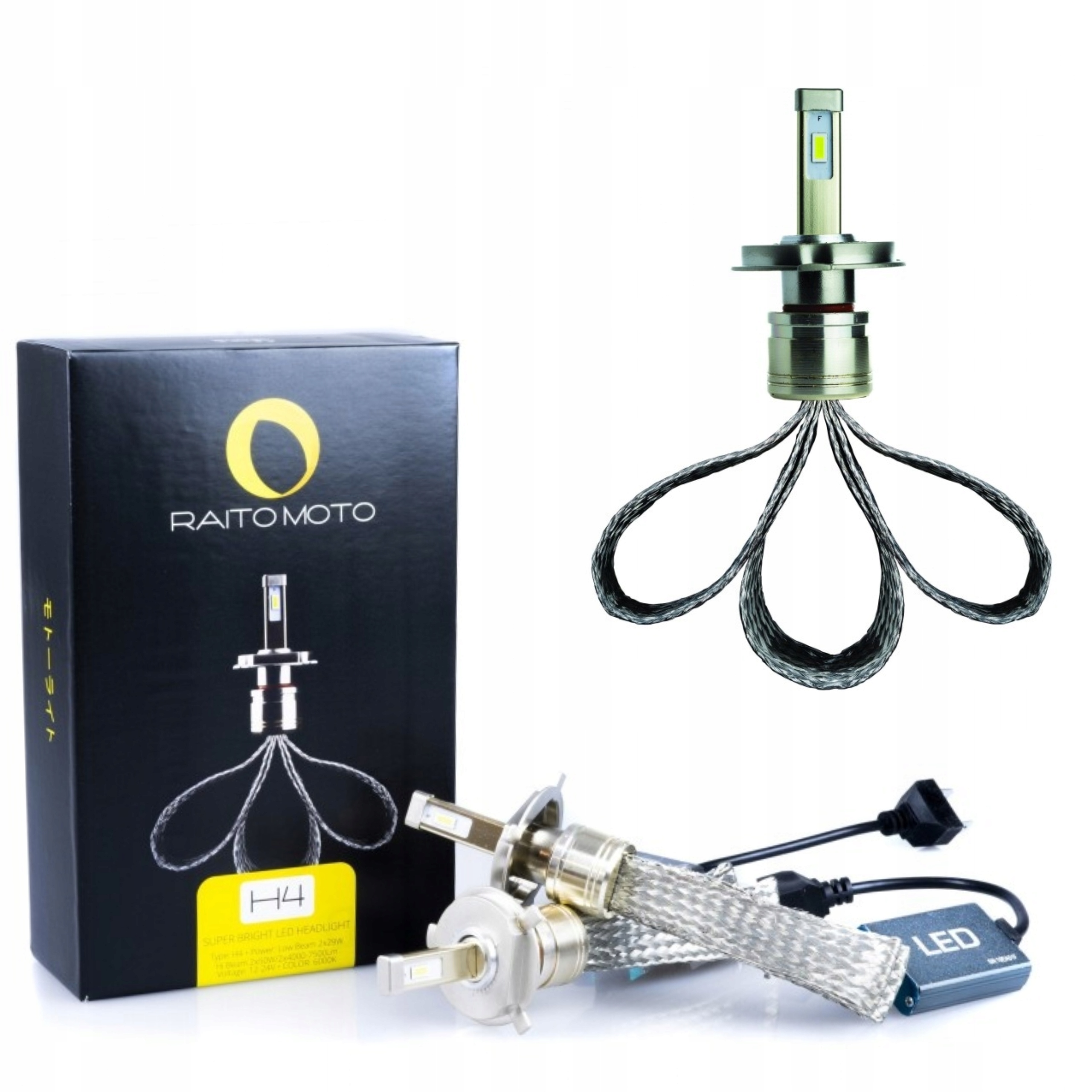 Led Žiarovky H4 Cree Octopus Canbus 6000K