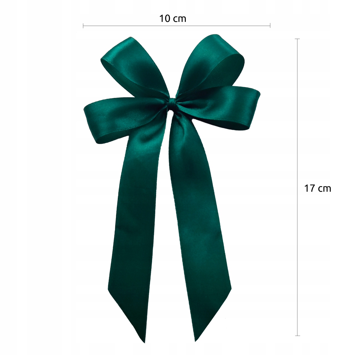 

Długie Kokardki na choinkę Kokardy Świąteczne 10cm