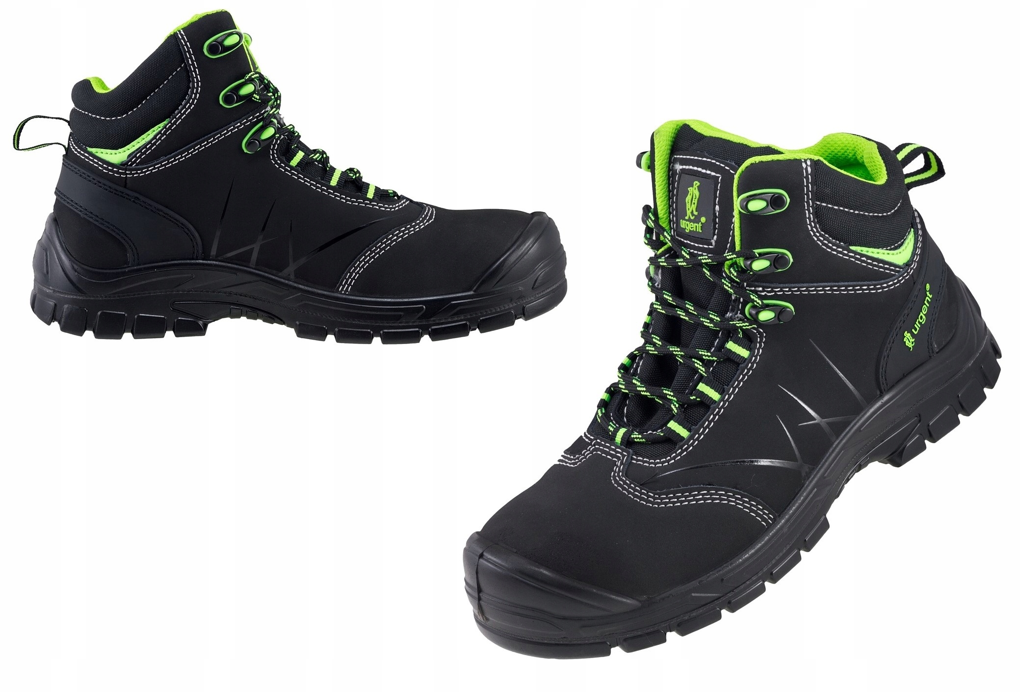 Trzewiki robocze bezpieczne Wysokie buty Skórzane 109 S1 z podnoskiem r. 44