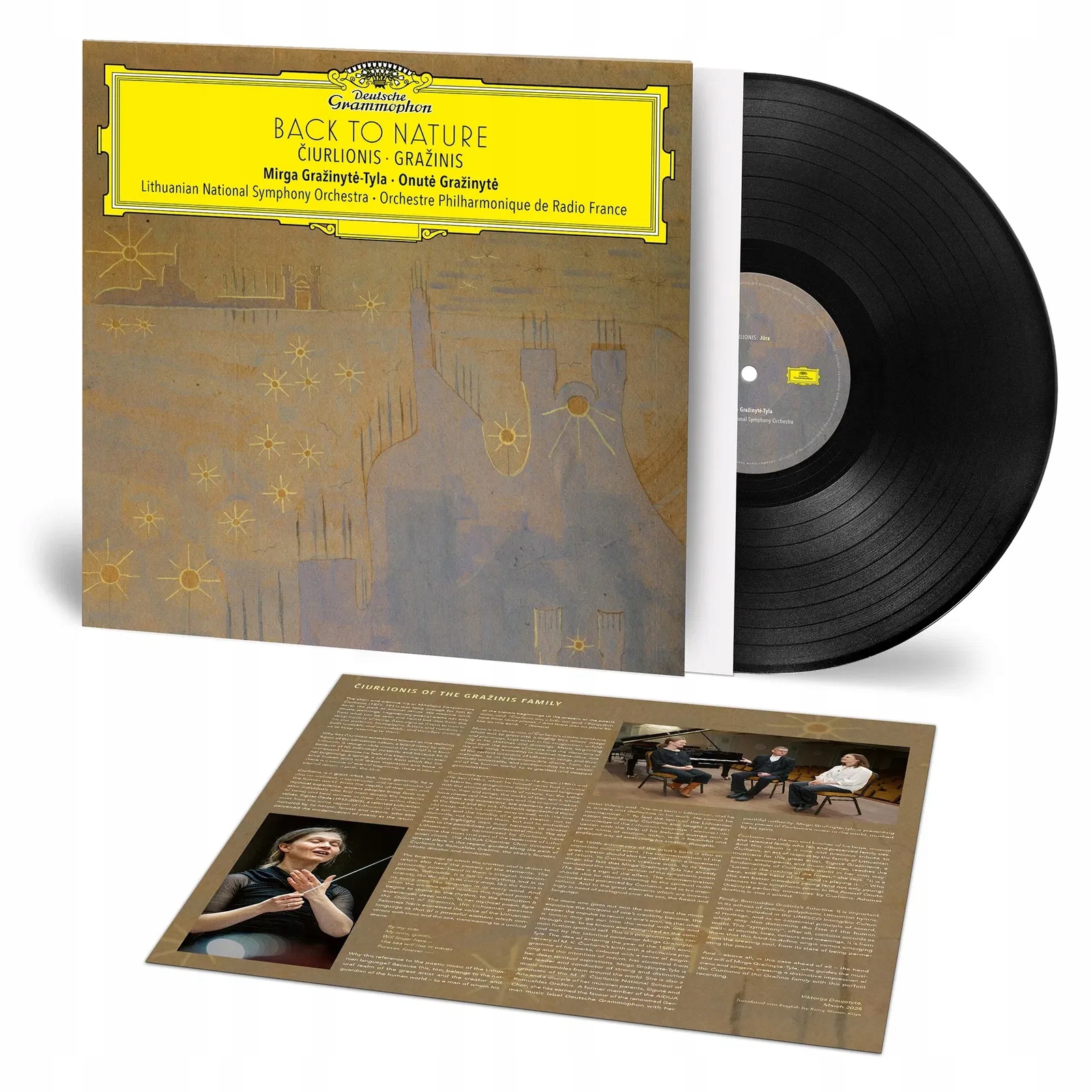 Gražinyte-Tyla Mirga: Back To Nature: Čiurlionis & Gražinis Vinyl (lp)