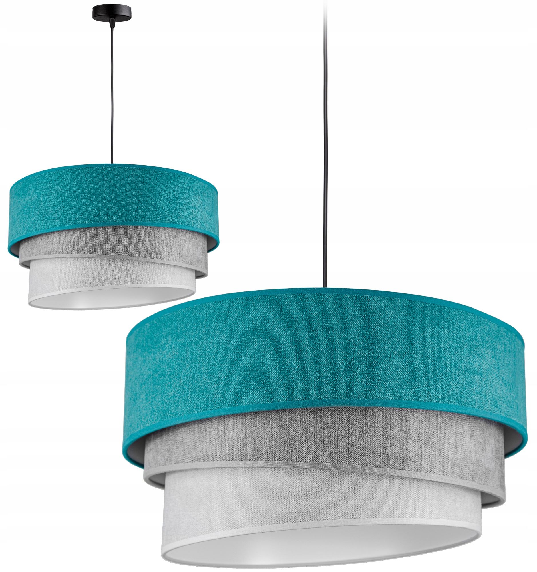 

Lampa Wisząca Sufitowa Żyrandol Abażur Nowoczesna