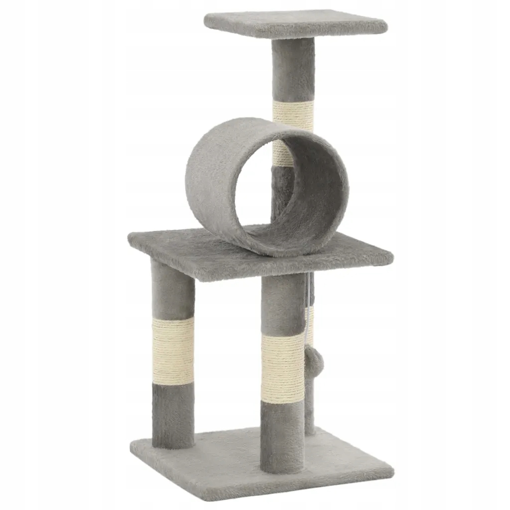 Levně Škrabadlo pro kočky sisalovými sloupky, 65 cm, š