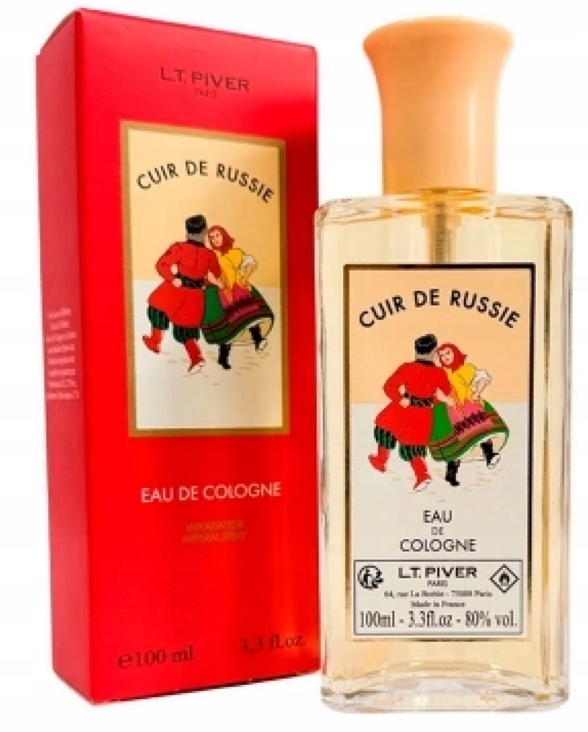 Kolínská voda ve spreji L.T.Piver Paris Cuir De Russie, 100 ml