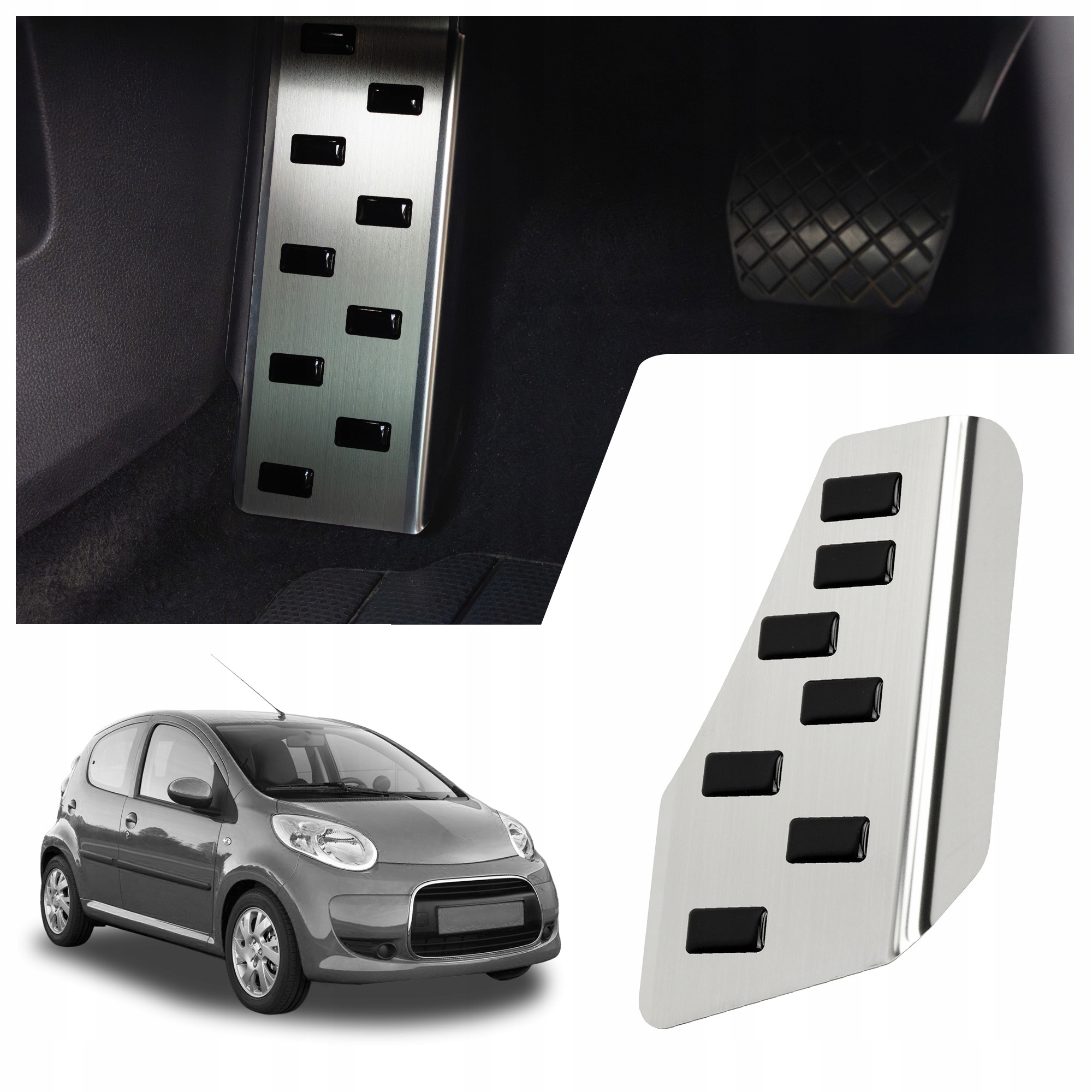 Podstupnice automobilová podnožka spočívající v modelu Citroen C1 I 2005-2014 Hb