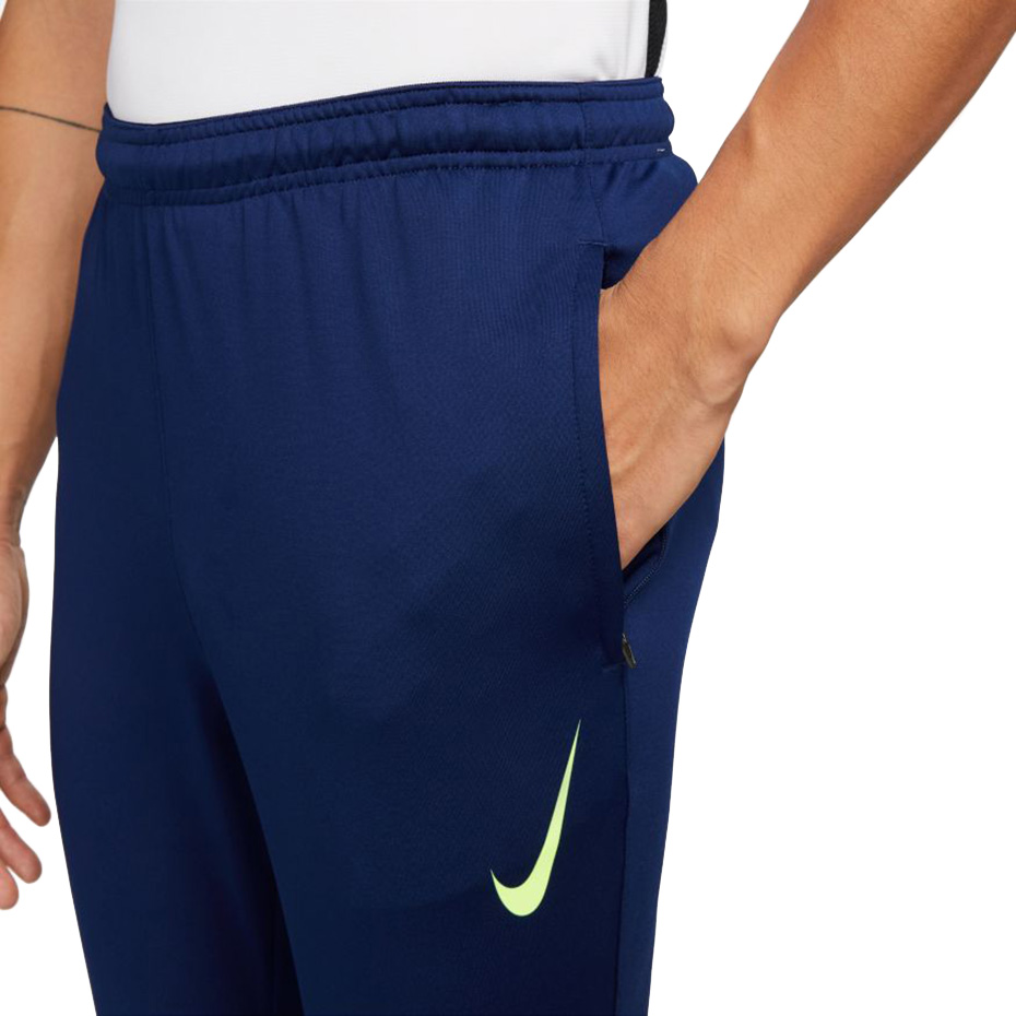 SPODNIE MĘSKIE NIKE DRESOWE Therma-Fit granatowe L Rozmiar L