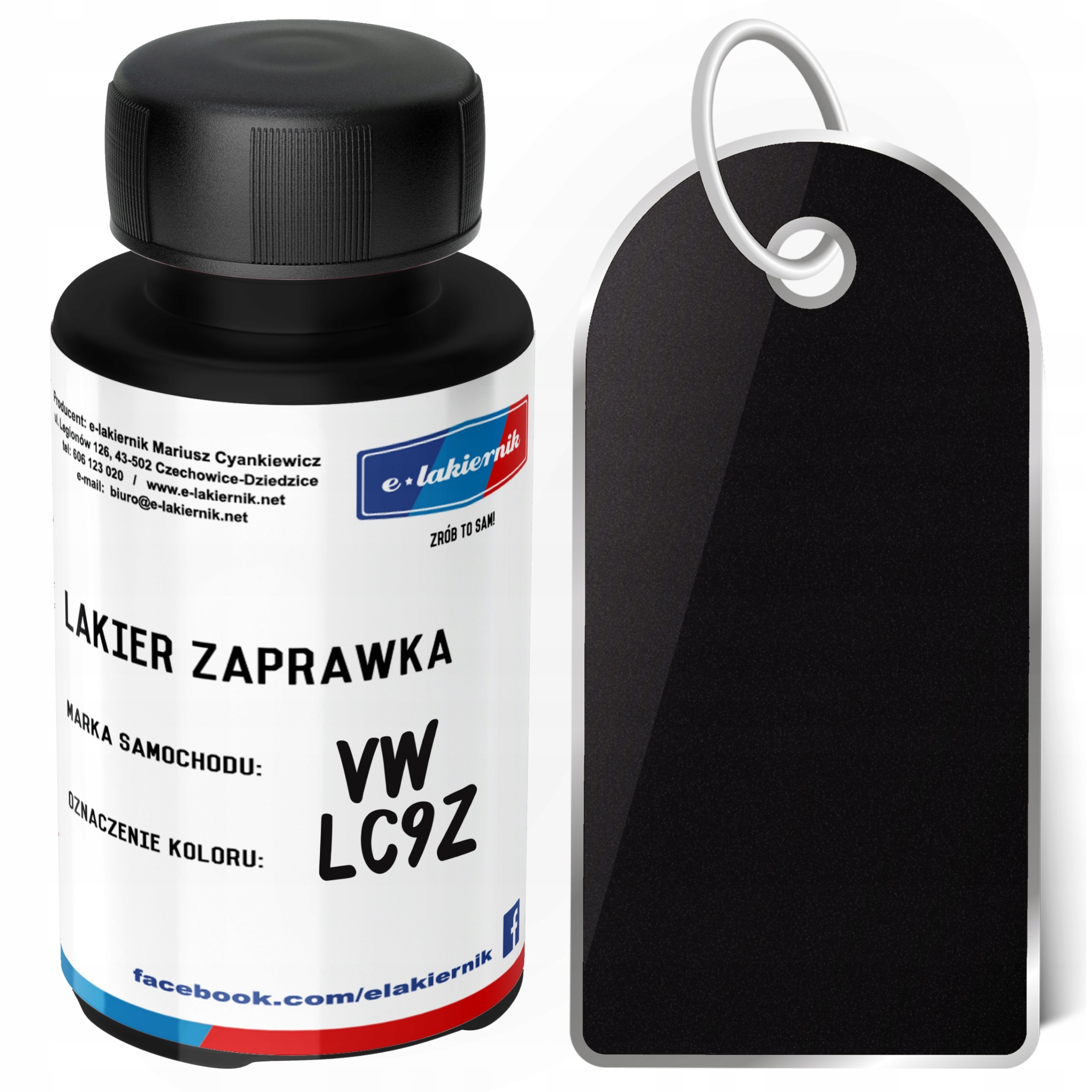 

e-lakiernik Lakier Zaprawka Pędzelek Rys Vw LC9Z