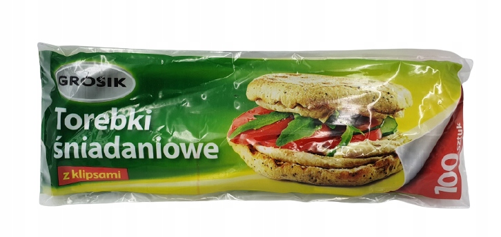 

Torebki śniadaniowe woreczki 100 szt foliowe 17x24