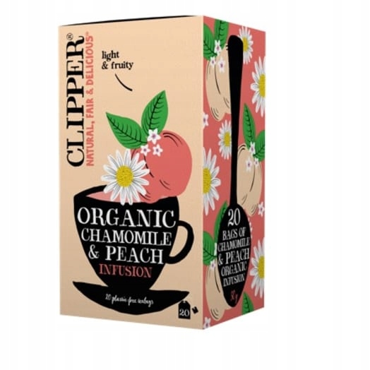 Levně Clipper Čaj čaj s broskvovou příchutí Bio