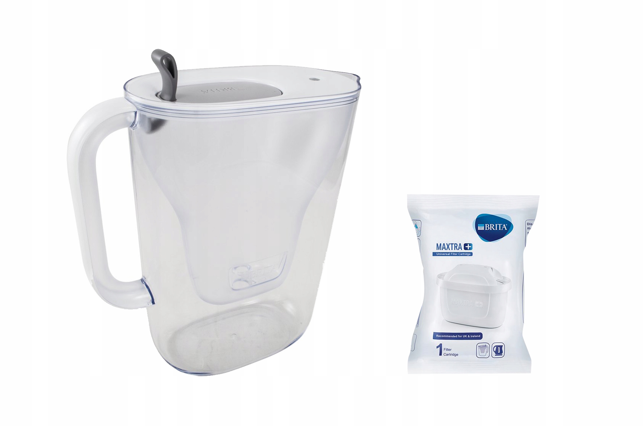 

Brita Style XL Szary Stal Dzbanek 3,6L filtr 1szt