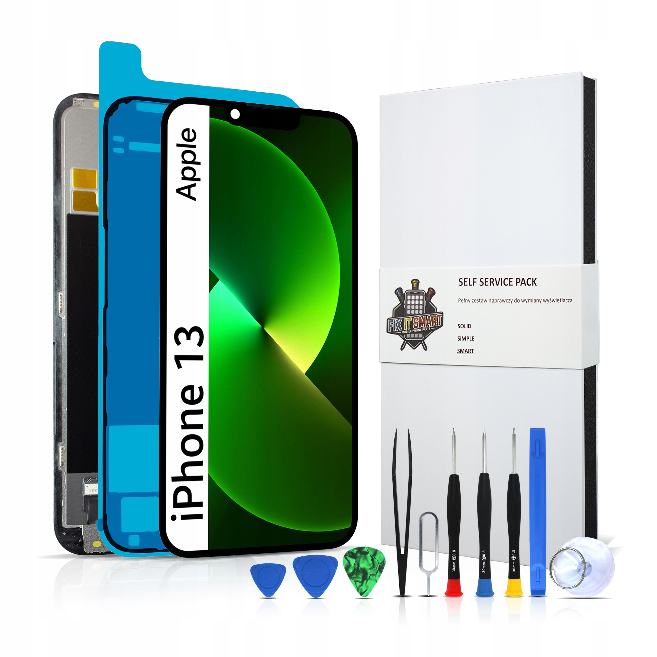 Sada pro opravu iPhonu 13 Nástroje LCD displej Matice Incell