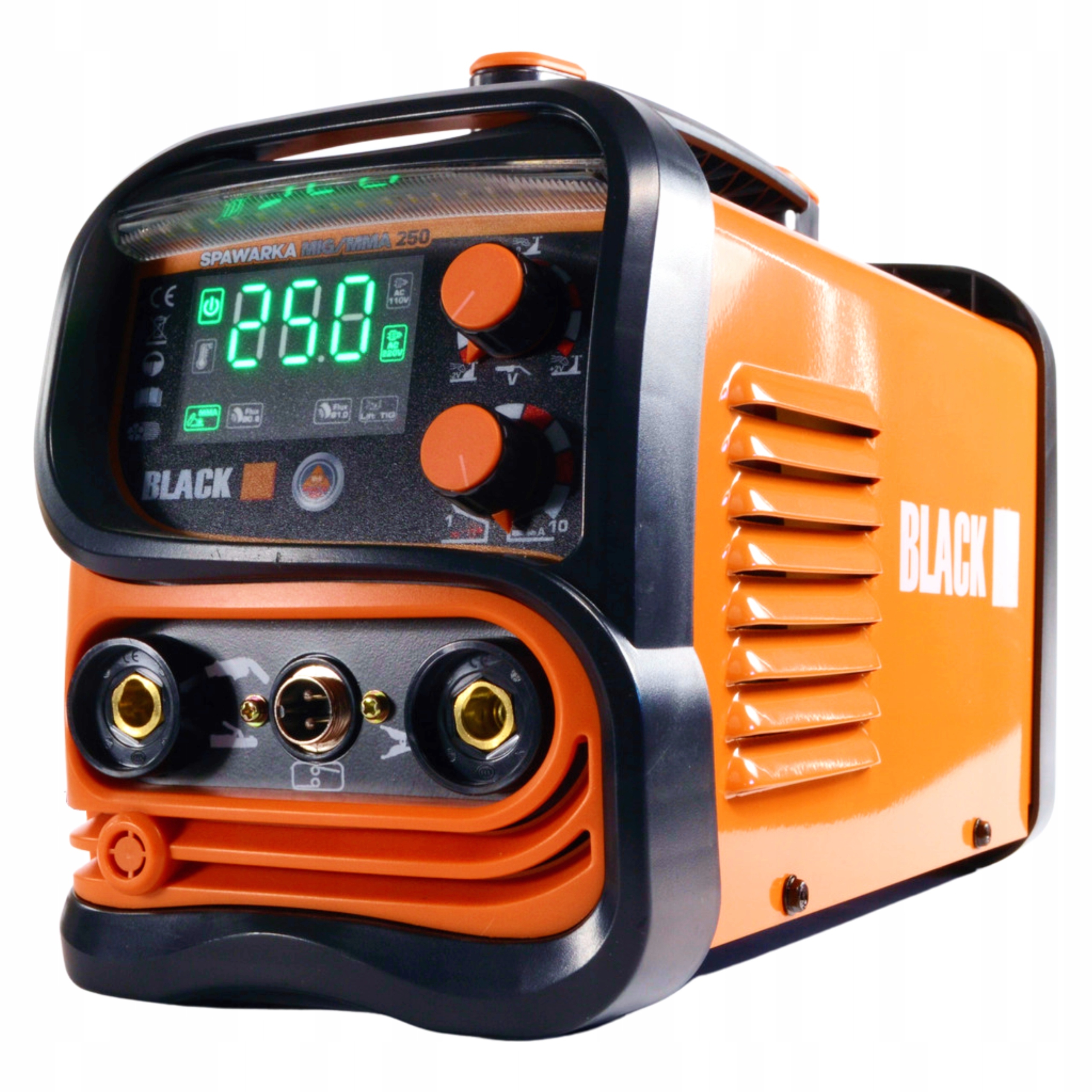 SPAWARKA MIGOMAT BEZGAZOWY INWERTOROWY FLUX MIG MAG MMA 250A EURO LCD IGBT Kod producenta 37422